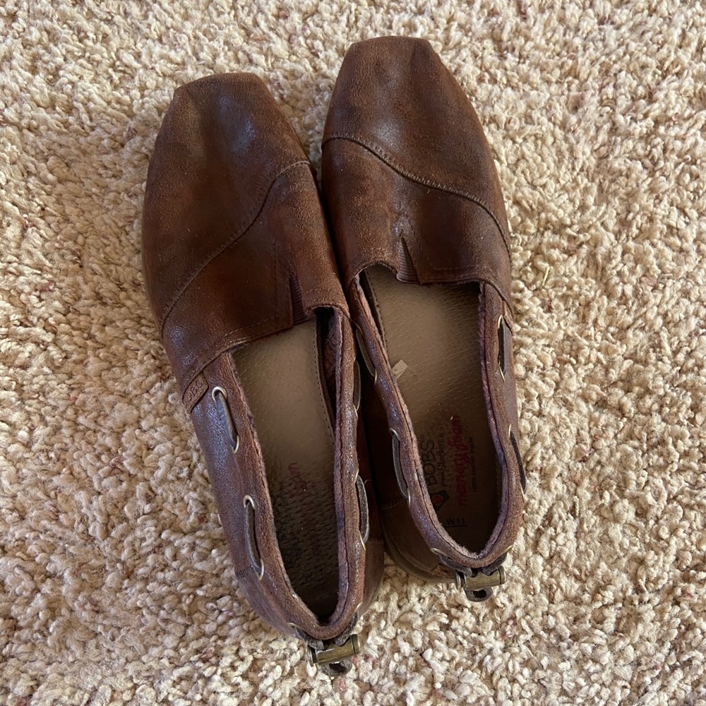 Bob’s Suede Slip Ons